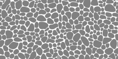 Gravel pebble stone pattern for floor tile paving vector