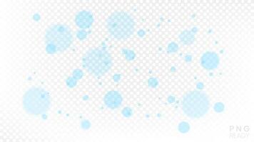 Abstract Blue Bokeh on White Pattern vector