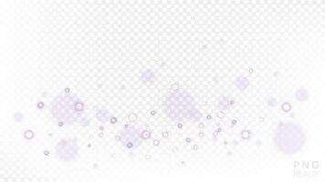 Abstract Violet Bokeh on White Pattern vector