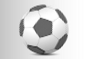 Halftone Football Flat Icon vector