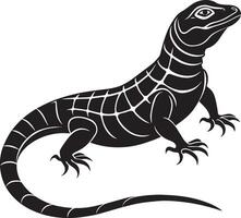 Lizard isolated on a white background. illustration for your design vector