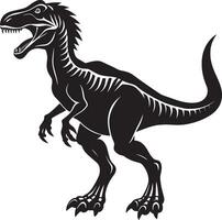 Tyrannosaurus. illustration isolated white background vector