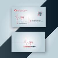 Minimal design Modern business card vector