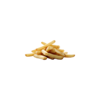 Fast food of Fries Potatoes isolated on transparent background png