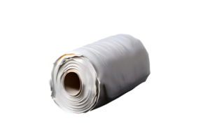 Roll of paper kitchen towels isolated on transparent background, cut out, or clipping path. png