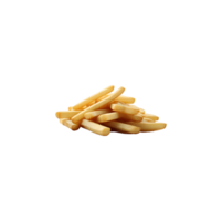 Fast food of Fries Potatoes isolated on transparent background png