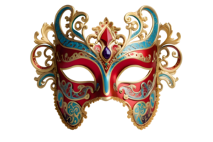 Party mask isolated on transparent background, cut out, or clipping path. png