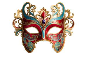 Party mask isolated on transparent background, cut out, or clipping path. png