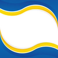 blauw geel ontwerp van sjabloon achtergrond png