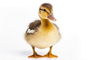 Duck isolated a on white background.. photo