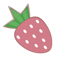 pink and sweet strawberry png