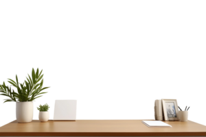 Office Desk on transparent background. png