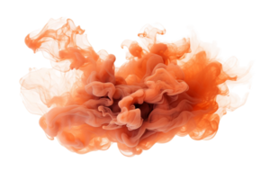 Copper Smoke on transparent background. png