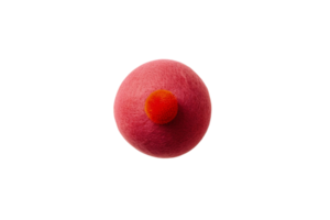 Clown Nose On Transparent Background. png