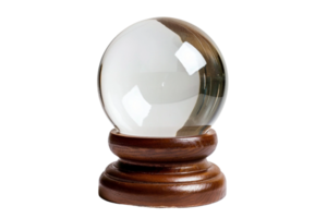 Kristall Ball auf transparent Hintergrund. png