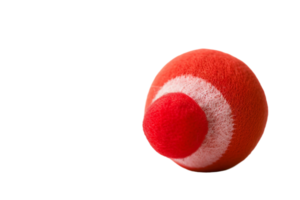 Clown Nose On Transparent Background. png