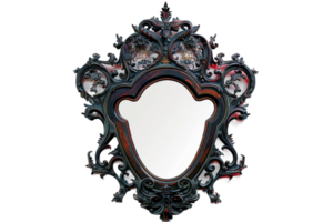 amusement maison miroir sur transparent Contexte. png