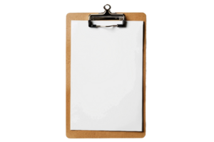 Organizers Clipboard On Transparent Background. png