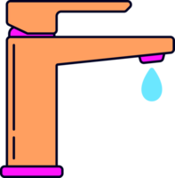 Water Faucet Illustration png