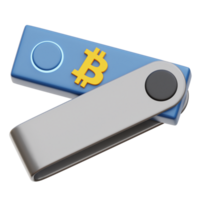 Crypto Cold Wallet 3d Illustration png