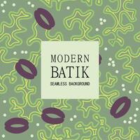 resumen café ilustración moderno batik motivo sin costura diseño vector