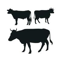 Farming Animal silhouette vector