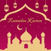 Ramadán tema diseño ilustración vector