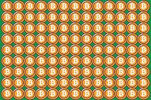 Bitcoin pattern, for backgrounds and textures vector