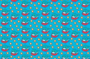 Bitcoin pattern whale, btc vector