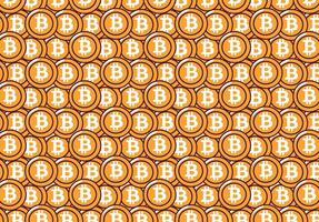 Bitcoin pattern, for backgrounds and textures vector