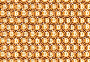 Bitcoin pattern, for backgrounds and textures vector