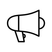 megaphone line icon vector