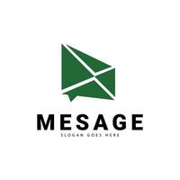 message bubble logo, this logo is suitable for your business vector