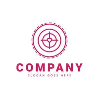 love target logo, this logo is suitable for your business vector