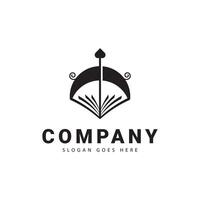 love arrow book logo, suitable for your business logo vector