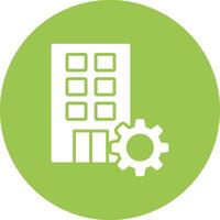 Firm Glyph Multi Circle Icon vector