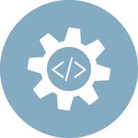Configuration Glyph Multi Circle Icon vector