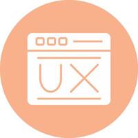 User Experience Glyph Multi Circle Icon vector