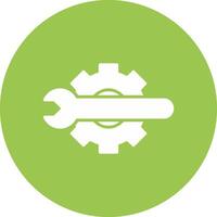 Technical Tools Glyph Multi Circle Icon vector