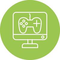 Game Development Line Multi Circle Icon vector