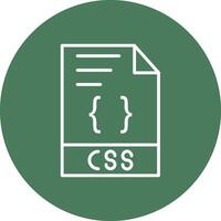 CSS Line Multi Circle Icon vector