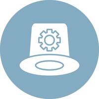 Whitehat Glyph Multi Circle Icon vector