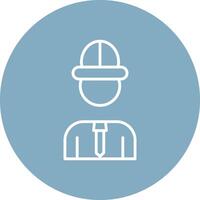 Architect Line Multi Circle Icon vector