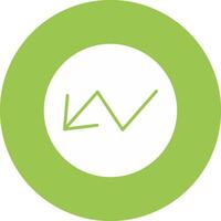 Trend Glyph Multi Circle Icon vector