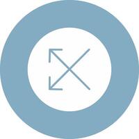Split Glyph Multi Circle Icon vector