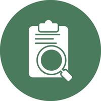 Review Glyph Multi Circle Icon vector