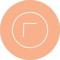 Chevron Line Multi Circle Icon vector