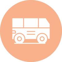 Van Glyph Multi Circle Icon vector