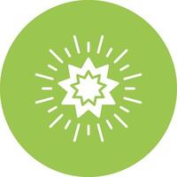 Stars Glyph Multi Circle Icon vector