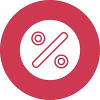 Divide Glyph Multi Circle Icon vector